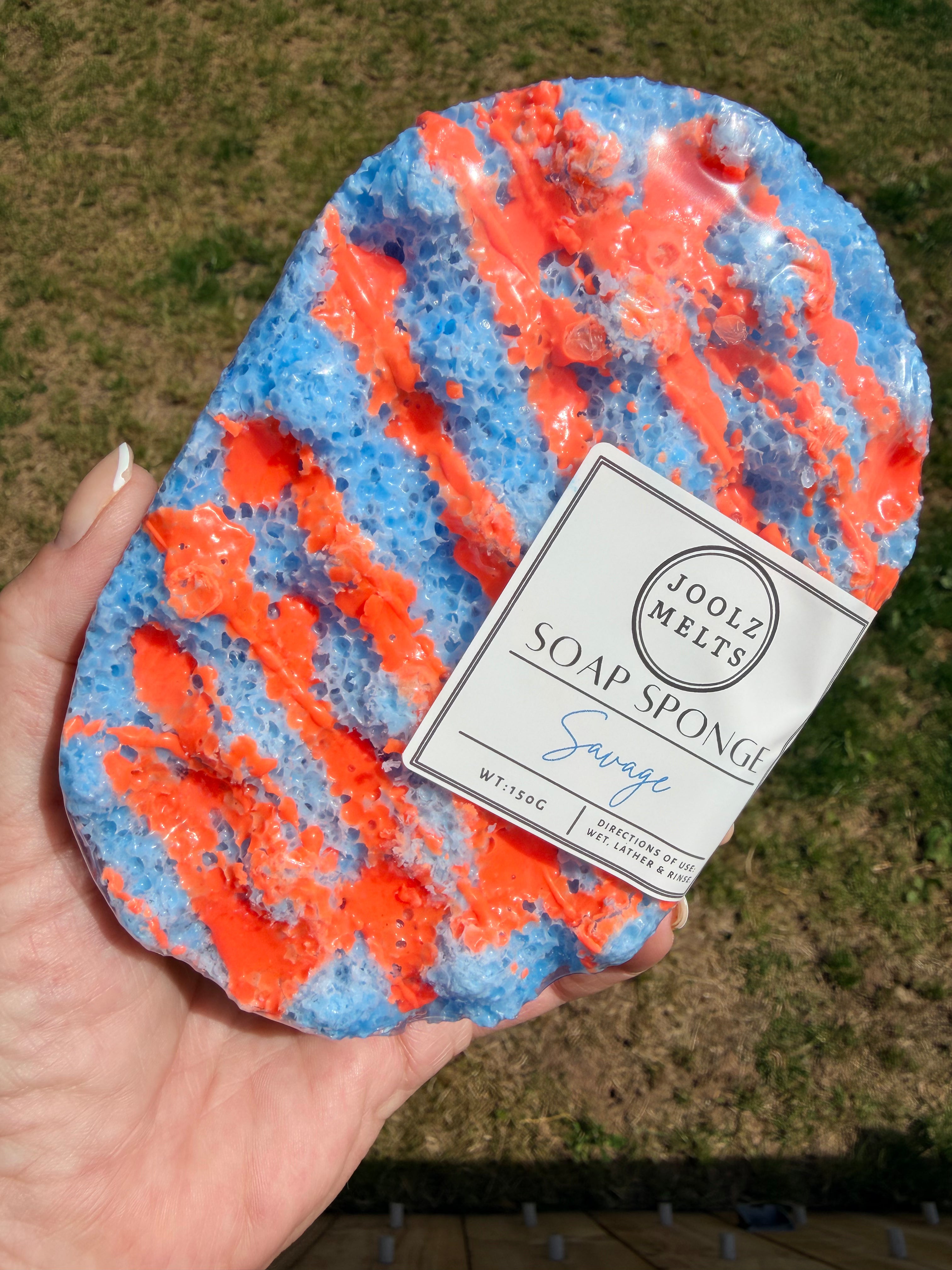 Exfoliating scented Soap Sponges