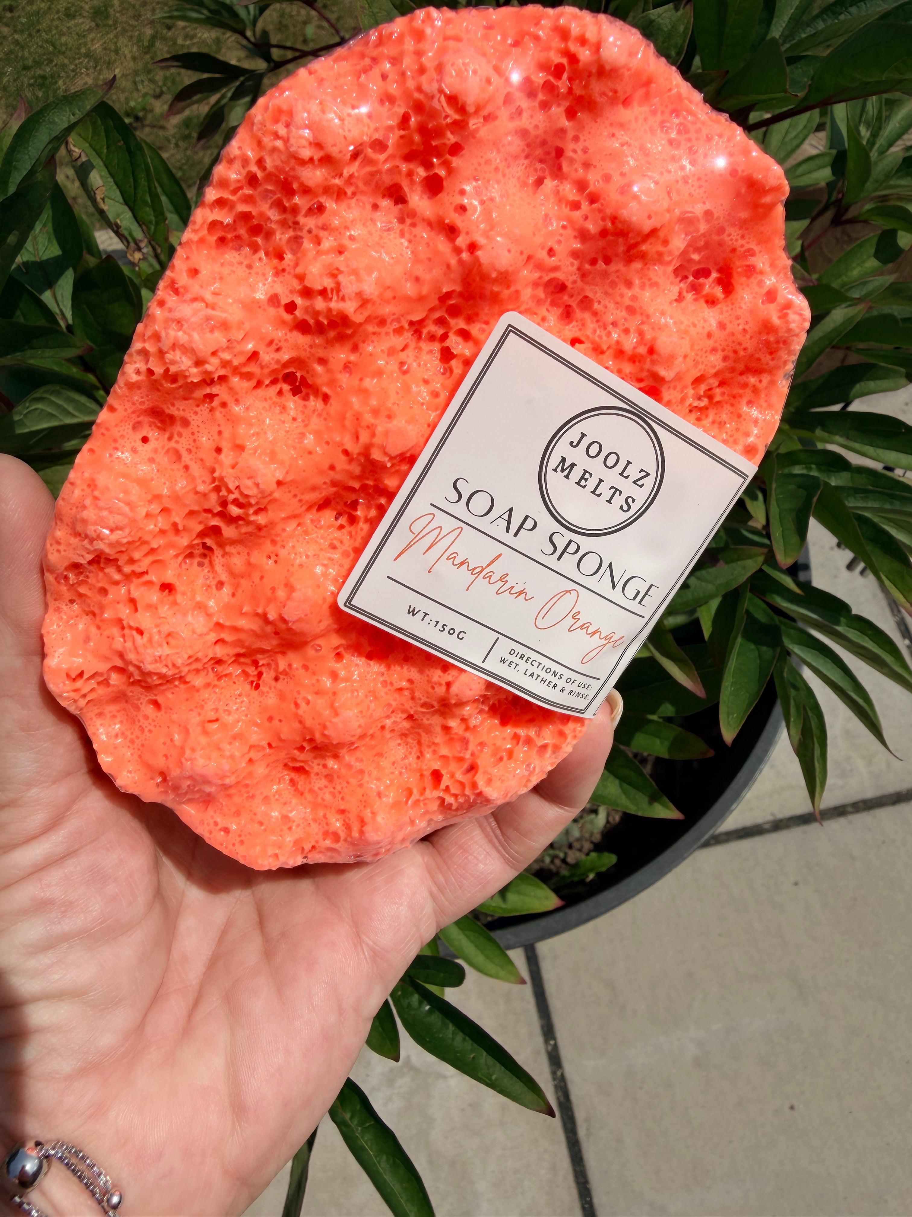 Exfoliating scented Soap Sponges